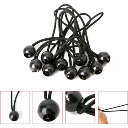 JX-LCLYL 10Pcs Flag Pole Clip Attach Windsocks Flags To Poles Ball Bungee Cord Ties Rope