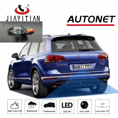 JIAYITIAN Rear View Camera For VW Touareg II NF 2011 2012 2013 2014 2015 2016 2017 2018 ccd Backup camera License Plate camera