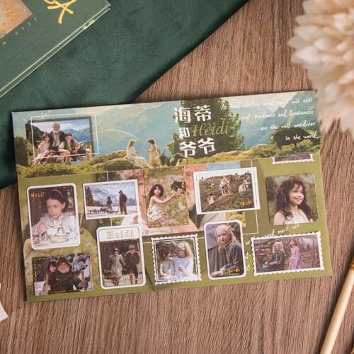 Creative Character Vintage Stationery Diary Planner Decorative Mobile Stickers Scrapbooking Stick Label DIY Craft Stickers