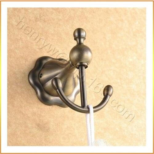 L15378 - Luxury Wall Mounted Bronze Color Brass Robe Hook
