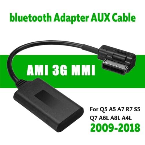 AMI MMI Bluetooth Module Adapter Aux Radio Media Interface Aux Cable Wireless Audio Input For Audi Q5 A5 A7 R7 S5 Q7 A6L A8L A4L