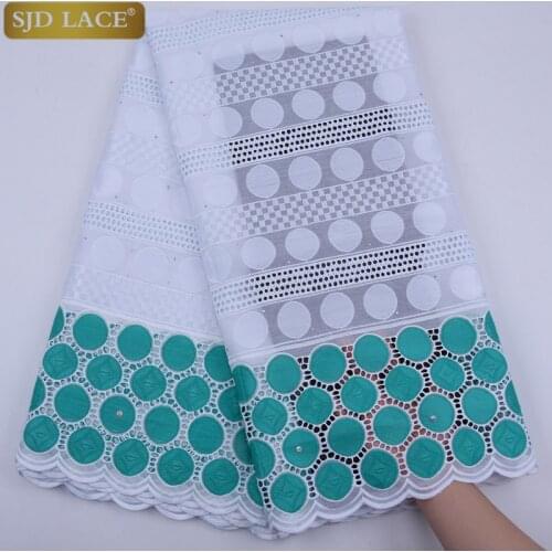 Latest Cotton African Nigerian Dry Lace Fabric High Quality Swiss Voile Lace In Switzerland For Everyone Daily Cloths Sew A1760