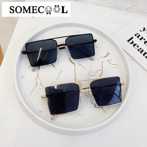 Brand new kinder zonnebril 2020 Boys&girls Cute Stage Big Frame Party Sun glasses Model Show Cool Oculos De sol n110