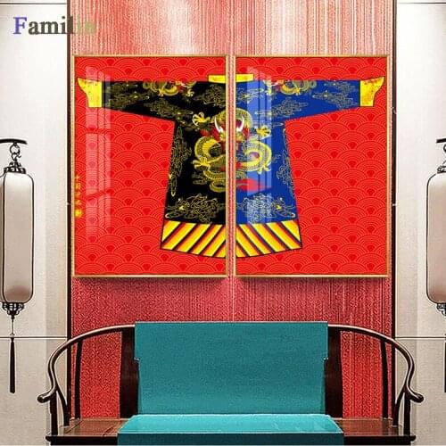 New Chinese Forbidden City Scenery Canvas Print Painting Poster Art Wall Picture for Living Room Home Décor