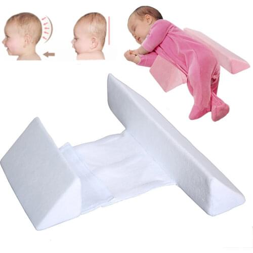 Newborn Baby Shaping Styling Pillow Anti-rollover Side Sleeping Pillow Triangle Infant Baby Positioning Pillow For 0-6 Months