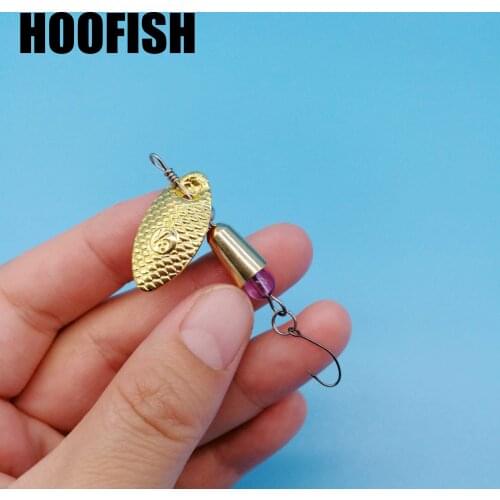 HOOFISH 5pcs/Lot Spoon Spinner Fishing Bait 3.5g/5.5g Artificial Wobblers CrankBaits microjigging Fishing Accessories