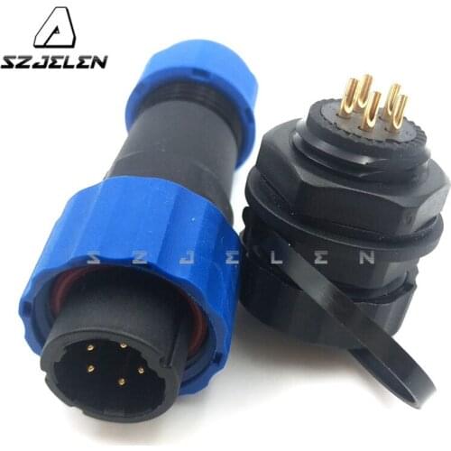 SD16TP-ZM , Air connector plug socket,LED power cable 5 pin panel mount connectors, automotive connectors 5-pin