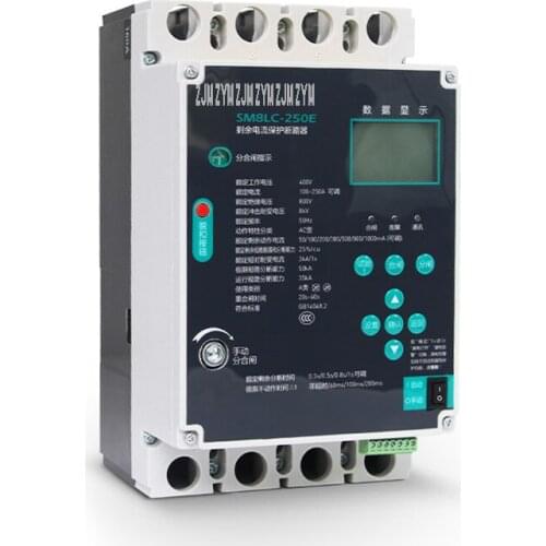 SM8LC-125E SM8LC-250E Three-Phase Intelligent Automatic Circuit Breaker Switch Leakage Under-Voltage Protector Protective Device
