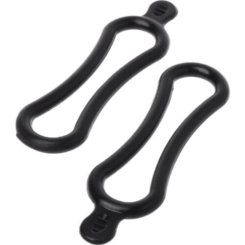 Cycling light lamp Mount Holder Frame Elastic Strap LED Head Light Rubber Rings E56D