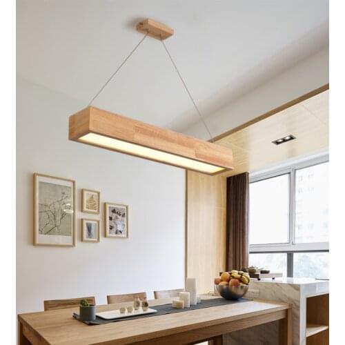 Japan Style Simple Wood Pendant Light Modern Black White Lampshade Wooden Pendant Lights Dining Room Hanging Lamp