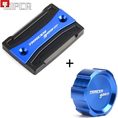 LOGO Tracer900gt Motorcycle Front&Rear Fluid Cylinder Master Reservoir Cover For Yamaha Tracer 900 gt tracer 900gt 2018-2019