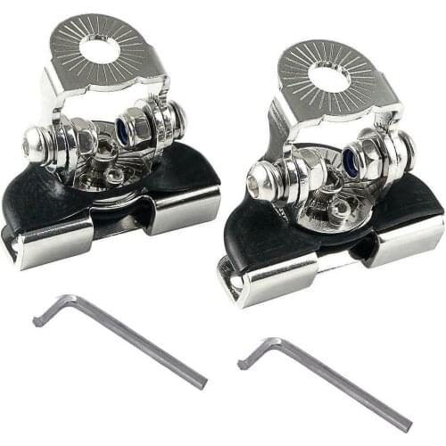 1 Pair 5.5cm X 5.5cm X 2.5cm/2.17" X 2.17" X 0.98" Car Hood LED Lamp Work Light Bar Metal Mounting Bracket Holder Stand