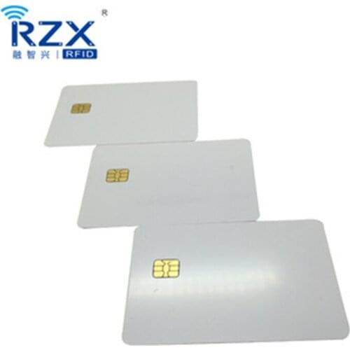 1000PCS wholesale SLE4428/5528 chip CR80 PVC card inkjet white blank IC card