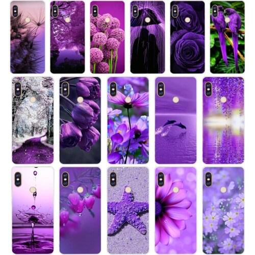 269H infinity on purple Soft Silicone Tpu Cover phone Case for xiaomi redmi 6 pro 5 plus note 6 pro 4 4x mi 8