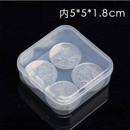 50pcs Mini Durable Plastic Transparent box With Lid Jewelry Necklace Collection Container Case Storage Box HOT Sale PP Container