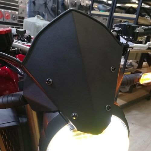 Motorcycle Accessories CNC Aluminum Windscreen Wind Deflector Windsheild Head Cover Air Curtain For HONDA CB650R CB 650R 2019