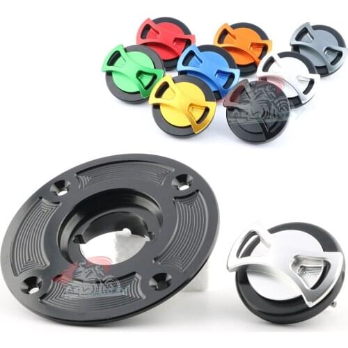 Aluminum Keyless Motorcycle Fuel Gas Tank Cap Cover For Suzuki GSXR750/GSXR1000/FGSX600F/GSXR1300/Hayabusa/GSF1200/Bandit 1200