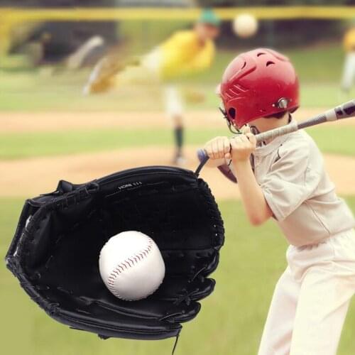 Catchers Adult Baseball Gloves Baseball Right Hand Gloves Accessories Baseball Equipment Black Guante De Softbol Softball ZP50BQ