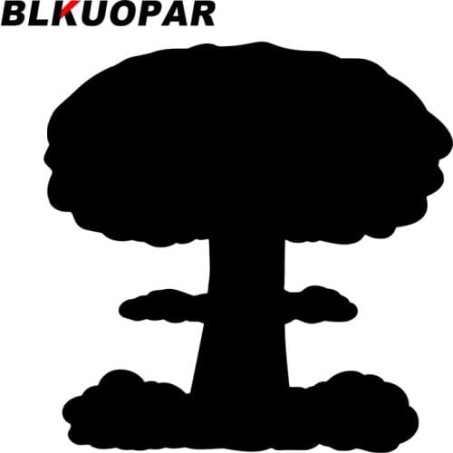 BLKUOPAR for Radioactivity Mushroom Cartoon War Car Stickers Creative Scratch-Proof Decals Windows Refrigerator Decor Car Label