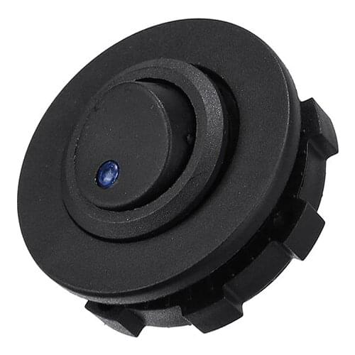 12V 3 Pin Light Switch Blue LED Round Rocker Switch for Motorhome Caravan Boat Campervan 30mm Hole Rocker Switch