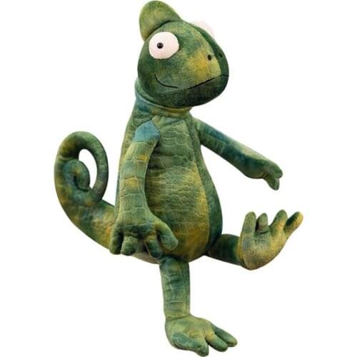 Children Plush Toy Christmas Simulation chameleon Baby Kids Stuffed Toy for Christmas Birthday Gift