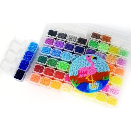 JINLETONG 16800Pcs mini 2.6mm Hama Beads colors random 3d puzzle hama beads 2 6mm Diy Educational Toys Personalized Jigsaw toys