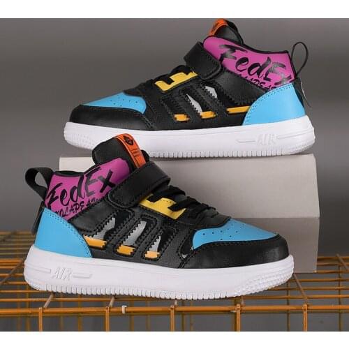 KevinSmith Original Kids Shoes Boys Basketball Shoes High Quality Children Sports Shoes Boys Child Basket Trainer Sneakers Girls