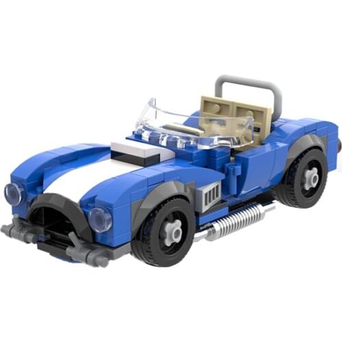 MOC-71340 AC Cobra Shelby Widescreen 10265 Roadster Building Block Bricks Toys Assembled Model Sports Car Boys Birthday Gifts
