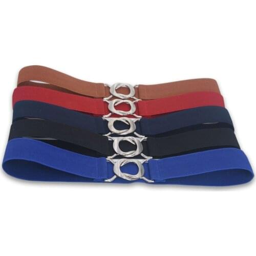 Fashion Women Ladies Retro Leather Elastic Wide Belts For Women Stretch Thick Waist Belt Dress Plus Size By Beltoxfine Waistband