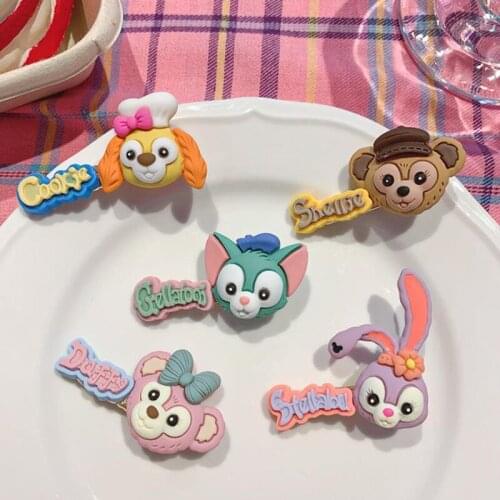 LOEEL 1/2/3/5Pcs/Set Cartoon Hair Clips Barrettes For Women Girls 2021 Summer Cute Rabbit Bear Animals Hairpins Hair Accessories