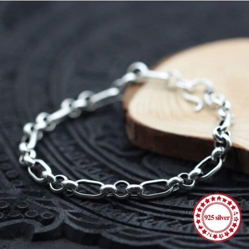 925 sterling silver mens bracelet personalized classic retro accessories domineering twist distorted modeling send lovers gift