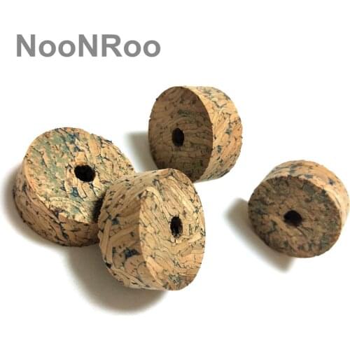 NooNRoo Light Blue Rubber Cork Ring ( 10pcs ) 1 1/4" x 1/2" x 1/4" with a Hole fishing rod Repair Components