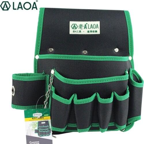 LAOA Electrical Hanging Bag Multi-Functional Package Tool Pockets Oxford Cloth Tool Bag Wear - Resistant Bag For Electrician