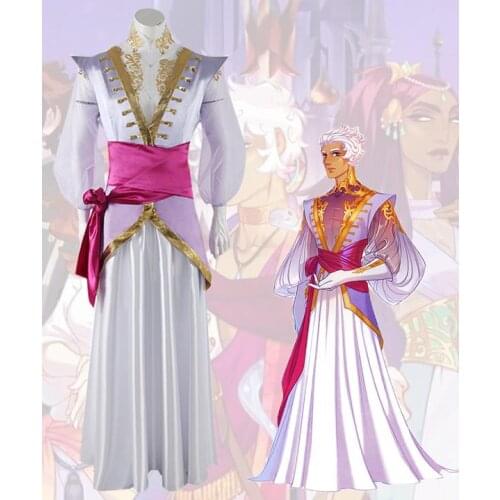 The Arcana Asra Purple Cosplay Costume game cosplay costume custom made