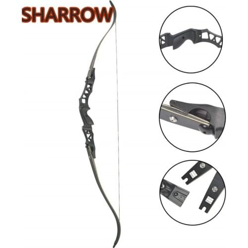 64" 30-55lbs Takedown Recurve Bow Adult Right Handed Bow Target Practice Longbow Outdoor Hunting Shooting Competition Archery