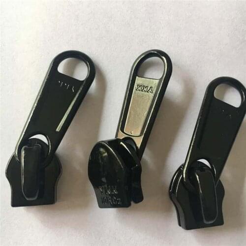 20pcs/lot YKK puller pull slider for nylon RC zipper chain luggage sleeping bag sofa sewing accessories