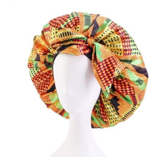 1PCS Silk Sleep Night Cap Shower Cap Bath Towel Hair Dry Quick Elastic Hair Care Bonnet Head Wrap Hat