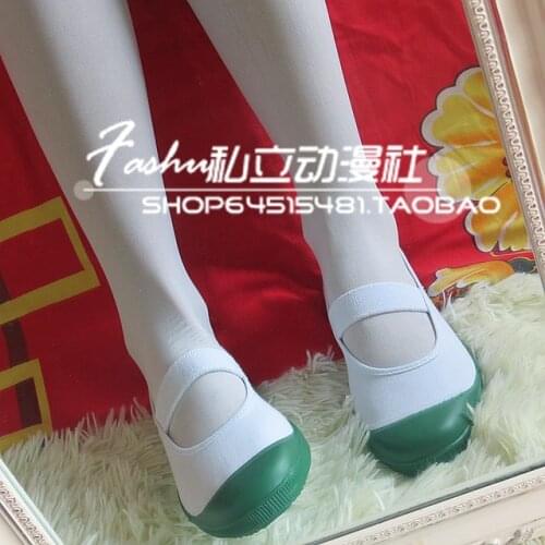 SCHOOL-LIVE! takeyayuki Indoor gym shoes cosplay shoes green