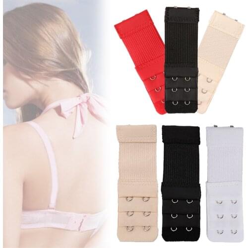 2 Hook Bra Extender for Womens Elastic Bra Extension Strap Hook Clip Expander Adjustable Belt Buckle Intimates