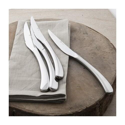 High Quality western stainless steel knives kitchen accessories tableware steak knife dinner knives party knife mirror finish