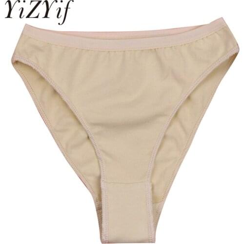 YiZYiF Girls Ballet Underwear Girls High Leg Cut Briefs Underwear Underpants for Ballet Dance Gymnastics Dance Briefs SZ 2-12