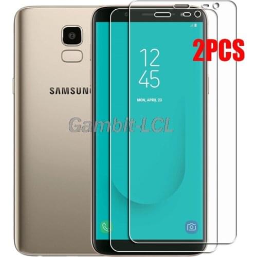 For Samsung Galaxy J6 (2018) Tempered Glass Protective ON SM-J600G, SM-J600F 5.6INCH Screen Protector Phone Cover Film