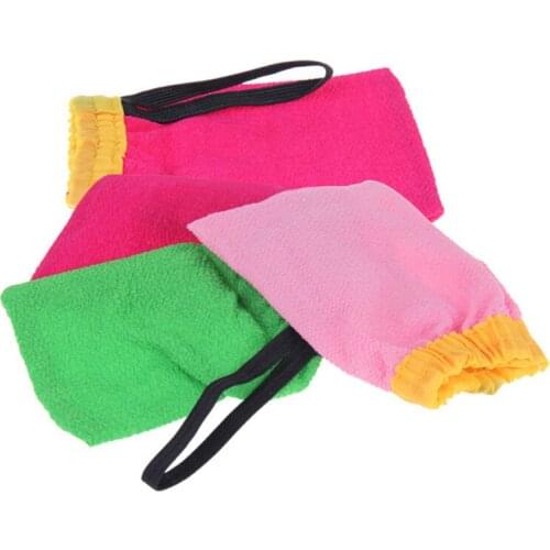 1PCS Magic glove Hammam Scrub Mitt Peeling Glove Exfoliating Tan Removal Mitt Bath Accessories Random Color