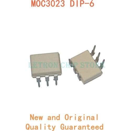 10PCS MOC3023M DIP6 MOC3023 DIP-6 DIP Optocoupler new and original IC Chipset