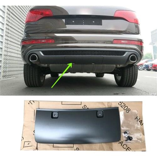 4L0807819 M Rear Bumper Towbar Cover Platinum Gray End Cap Trailer Hook Cover For Audi Q7 2010-2015 4L0 807 819 M Parts