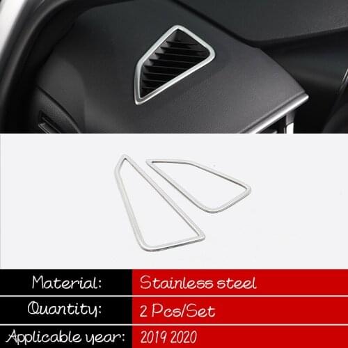 Stainless steel For Toyota corolla E210 2019 2020 car accessories Car front Small air outlet Decoration cover trim Car styling