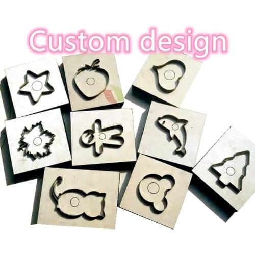 Custom Design Leather Punch Cutter Mould Cutting Dies Cliche Tool DIY Shaped Crafts for Wallets Shoes Bags