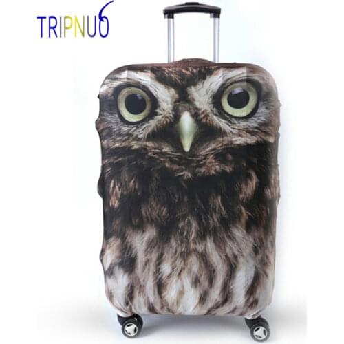 TRIPNUO Owl Cover for Suitcase Travel Elasticity Luggage Protective Covers Elastic Travel Accessories Trolley Cover