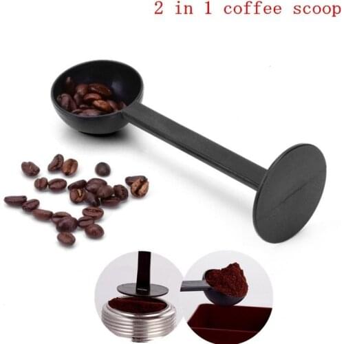 1pcs 50mm 2 In 1 Coffee Scoop Plastic Cold Brewed Coffee Smashing Kitchen Bar Tool