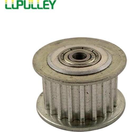 LUPULLEY Idler Belt Pulley 3M 40T Timing Passive Pulley Bore 5/6/7/8/10/12/15mm Width 11/16mm Width Bearing Tension Pulley 2PCS